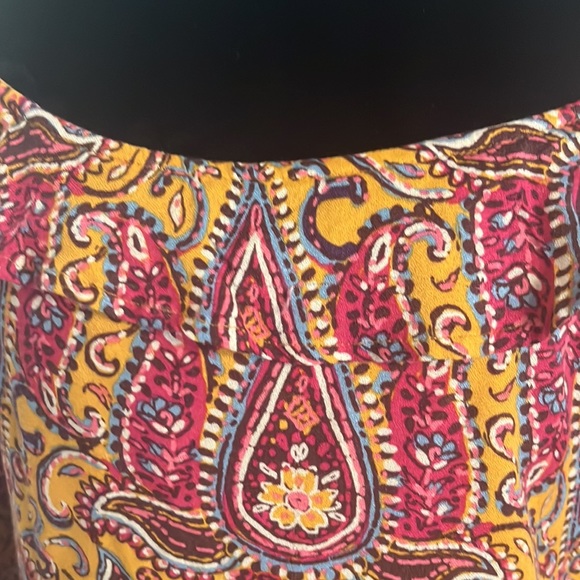 HOLLISTER PAISLEY COLD SHOULDER DRESS - SIZE LARGE - Picture 5 of 7